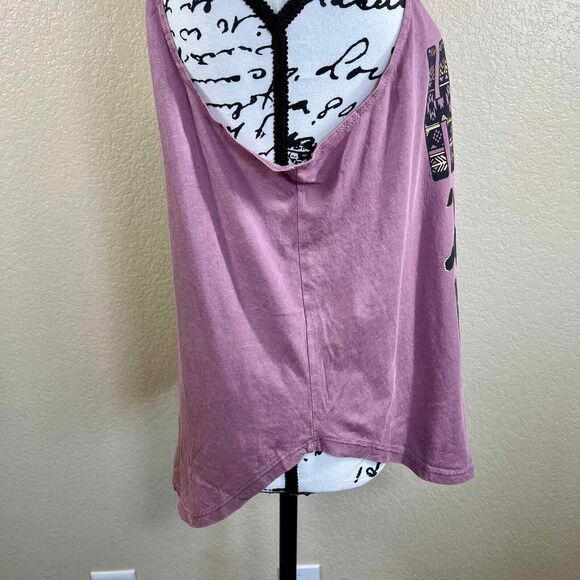 Disney's Lion King Tank Top "Hakuna Matata" mauve pink Simba Timon Pumbaa size M - Picture 7 of 10